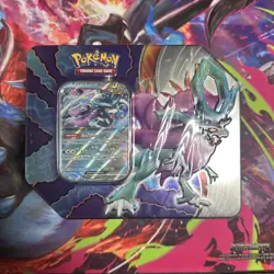 Pokemon Paradox Clash Tin, WALKING WAKE EX edition - FACTORY SEALED - Image 1