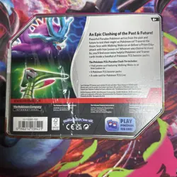 Pokemon Paradox Clash Tin, WALKING WAKE EX edition - FACTORY SEALED - Image 2