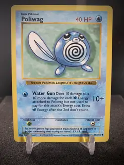 Poliwag 59/102 Shadowless - Base Set WOTC Pokemon 1999 - Image 1