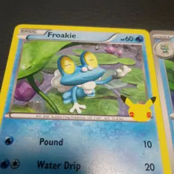 Froakie Frogadier Radiant Greninja (closed eyes ??) ?? collection of X3 pokemon - Image 3