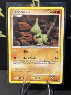 Pokemon TCG Larvitar Stormfront 63/100 Regular Common - Image 2