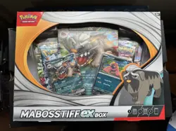 Pokemon Mabosstiff Ex Collection Box Brand New Factory Sealed 4 Booster Packs - Image 1