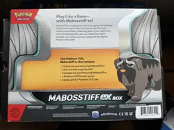 Pokemon Mabosstiff Ex Collection Box Brand New Factory Sealed 4 Booster Packs - Image 2