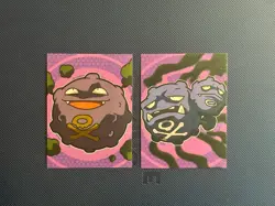 Pokemon Attacks Set Peru Sticker Koffing Weezing Set - Image 1
