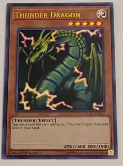 Thunder Dragon LCKC-EN067 Legendary Collection Kaiba 1st Edition - Image 1