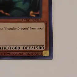 Thunder Dragon LCKC-EN067 Legendary Collection Kaiba 1st Edition - Image 2