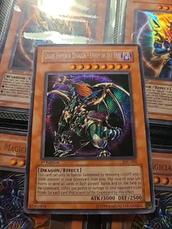 YuGiOh Chaos Emperor Dragon - Envoy Of The End IOC-000 1st Edition Secret Rare - Image 1