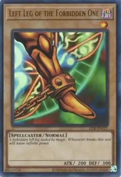 Yugioh! LP Left Leg of the Forbidden One - LOB-EN121 - Ultra Rare - Unlimited 25 - Image 1