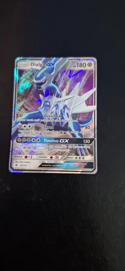 Pokemon Card - Dialga GX 82/131 - Forbidden Light - Half Art, NM - Image 1