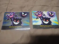 Pokemon Topps EP22 Tower of Terror Series 2 Foil Holo Card Gengar And Regular. - Image 1
