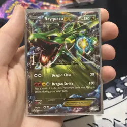Pokemon TCG Rayquaza EX XY73 XY Black Star Promo 2015 Ultra Rare Card - Image 1
