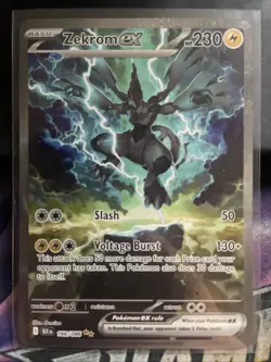 Pokemon TCG Zekrom EX Black Bolt English Card 166/086 Near Mint/Fresh From Pack - Image 1