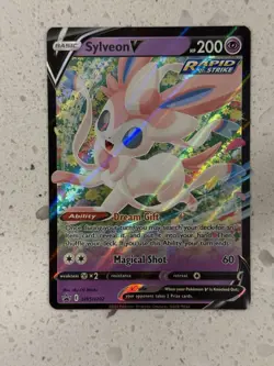 Sylveon V SWSH202 NM Holofoil Promo Rare Pokemon Card - Image 1