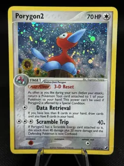 Porygon 2 12/115 - Holo Rare Pokemon Card - 2005 Unseen Forces - HP - Image 1