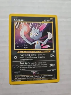 SNEASEL - 25/111 Neo Genesis 2000 - Regular Rare - Pokemon TCG Card - Image 1