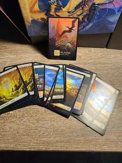 20 - Foil Full Art Lands Plains Mixed Set Magic The Gathering NM/M Random - Image 1