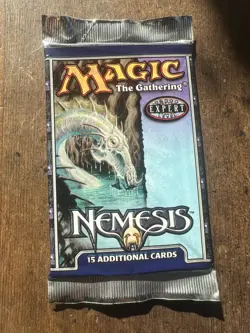 Magic the Gathering: NEMESIS Booster Pack- Factory Sealed- English Vintage Magic - Image 1