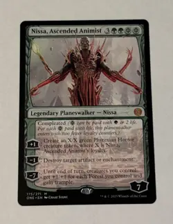 MTG Nissa, Ascended Animist Phyrexia: All Will Be One LP - Image 1