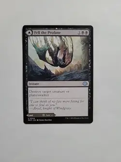 MTG - Fell the Profane _ Modern Horizons 3 Regular Uncommon #0244 - Image 1