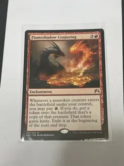 Flameshadow Conjuring #147 (Damaged) Magic Origins Magic MTG - Image 1