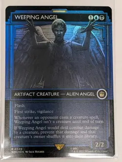 Weeping Angel (Showcase) Universes Beyond: Doctor Who Foil - MTG RARE - Image 1