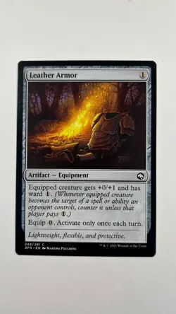 MTG Adventures in the Forgotten Leather Armor 248/281 - Image 1