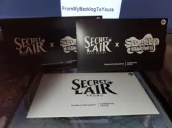 Spongebob SquarePants Secret Lair Bundle Rainbow Foil Edition - All Sealed READ! - Image 1