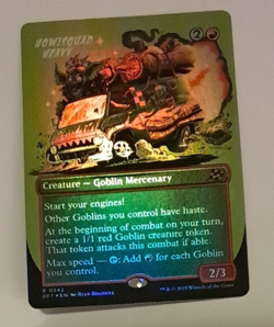 Howlsquad Heavy Borderless FOIL NM/M MTG Aetherdrift Magic the Gathering - Image 1