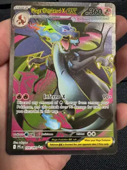 Mega Charizard X ex 109/94 NM + Ultra Rare - Phantasmal Flames Pokemon TCG Card - Image 1