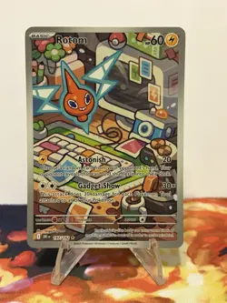 Pokemon Card TCG: Rotom 197/182 Destined Rivals Full Art Holo Illustration Rare - Image 1