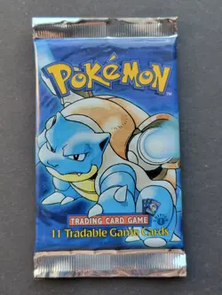 Pokemon 1ST EDITION BASE SET BOOSTER PACK - 20.7g - FACTORY SEALED - BLASTOISE - Image 1