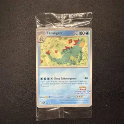 Pokemon Feraligatr 213 Black Star Promo Illustration Contest 2024 NM - Image 1