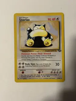 Pokemon TCG Snorlax 27/64 Jungle Regular - MP Condition! - Image 2