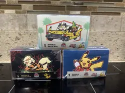 Pokemon World Championships 2025 All 3 Double Deck Box Bundle Set + Official Bag - Image 1