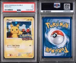 Pokemon Pikachu Rumble #7 PSA 5 2009 TCG SUPER RARE - Image 3