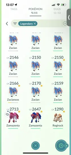 Pokemon Go (Stage 33 )Shiny Legendary Zamazenta ( background) ( 15 legends ) - Image 4