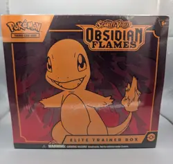 Pokemon Scarlet Violet Obsidian Flames Elite Trainer Box ETB Sealed - Image 1