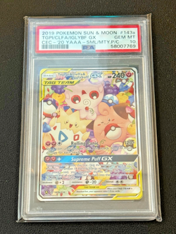 2019 Pokemon Sun & Moon Togepi & Cleffa & Igglybuff GX #143a PSA 10 GEM MINT - Image 1