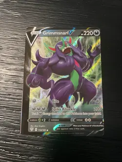 MISCUT Grimmsnarl V Ultra Rare Holo Darkness Ablaze 114/189 Pokemon Error - Image 1