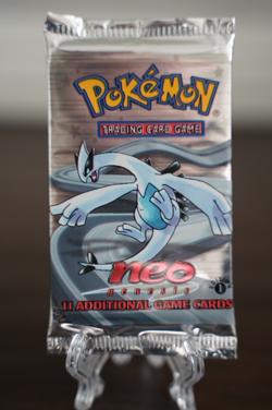 2000 Pokemon TCG Neo Genesis 1st Edition Booster Pack Sealed Lugia Art WOTC - Image 1