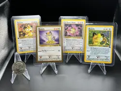 Pokemon TCG Jungle Meowth Gold Border Promo GB Black Star Promo Team Rocket 1st - Image 3