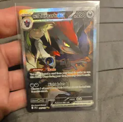Pokemon TCG - N's Zoroark ex 185/159 SV09 Journey Together SIR Holo | NM - Image 1
