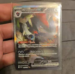 Pokemon TCG - N's Zoroark ex 185/159 SV09 Journey Together SIR Holo | NM - Image 2
