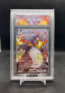 2021 Pokemon Sword & Shield Shining Fates #SV107 Charizard Vmax HGA 9.5 - Image 1