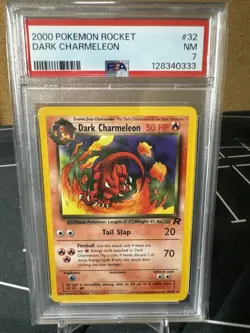 Pokemon TCG Dark Charmeleon 32/82 Team Rocket 2000 PSA 7 - Image 1