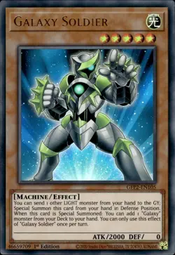 Galaxy Soldier - Ultra Rare 1st Edition GFP2-EN105 - LP - YuGiOh - Image 1