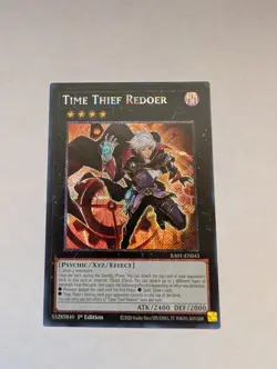 x1 Time Thief Redoer - RA01-EN041 - Secret Rare - 1st Edition Yu-Gi-Oh! M/NM - Image 1