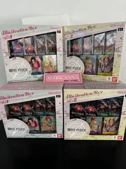 Bandai One Piece Trading Card Game: Illustration Box Volume 1 & 2 (1xSET) ✅ SHIP - Image 1