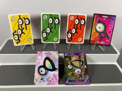 Pokemon Lot of 19 Cards and Stickers All Unown #201 Unown Only Pokemon Lot - Image 5