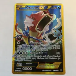 Pokemon TCG Gyarados EX 123/122 XY Breakpoint 2016 Full Art Holo Card - Image 1